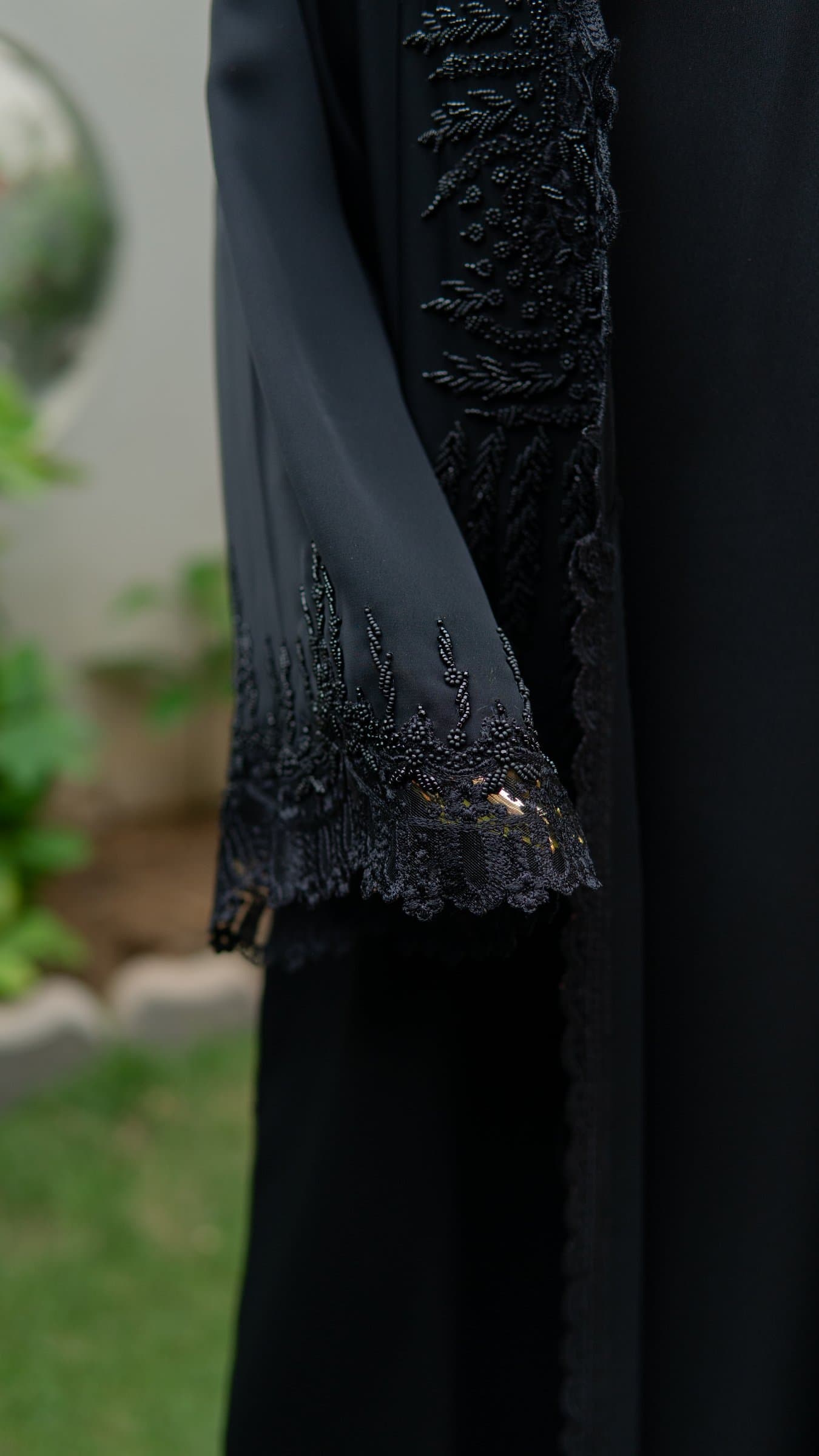 Mint Pearl Dubai Abaya — BA-122
