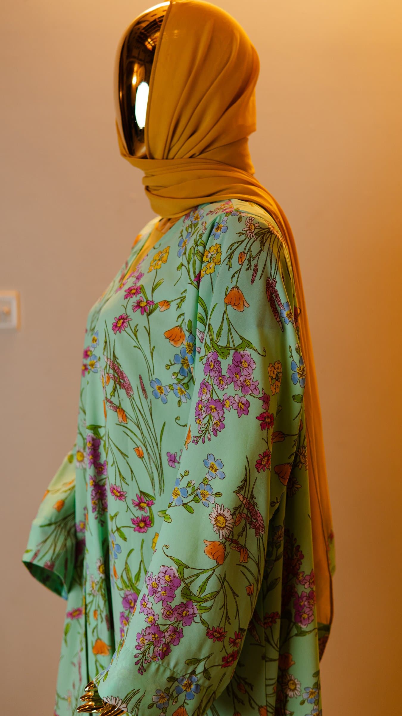 Meadow Bloom Abaya (with hijab) — BA-107